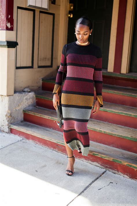 Ribbed Knit Dress - Fall 2016 Trend/Transition - Virtuess Blog