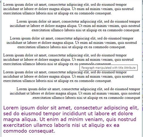 HTML Paragraph Word Size 的图像结果