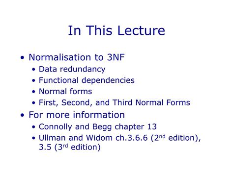 3NF Normalization 的图像结果