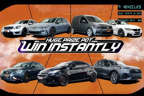 7 Car Instant WIN - 13,000 Instant Prizes / £5,000 End Prize | Dream ...