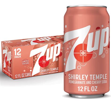 7UP Caffeine Free Shirley Temple Pomegranate and Cherry Flavored Soda ...