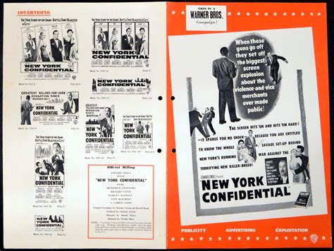 NEW YORK CONFIDENTIAL | Rare Film Posters