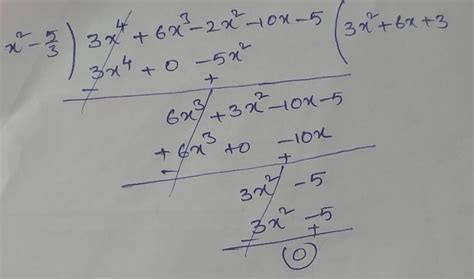 Find all the zeroes of the polynomial 3y4 +6y3 –2y2–10y–5, if two of ...