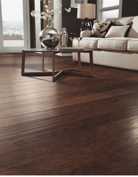 Dark Brown Hardwood Flooring