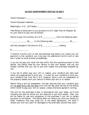 18 Printable Printable Eviction Notice Form Templates - Fillable ...