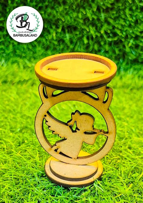 MDF Christmas Angel T-Light - Bambusaland