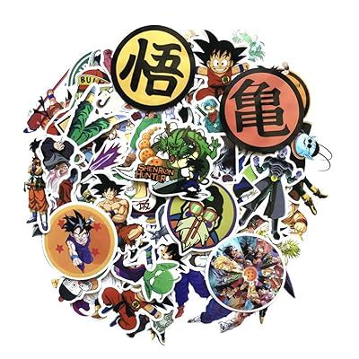 Buy Dragon Ball Z Super Stickers Figure Goku Black Decal for Laptop ...