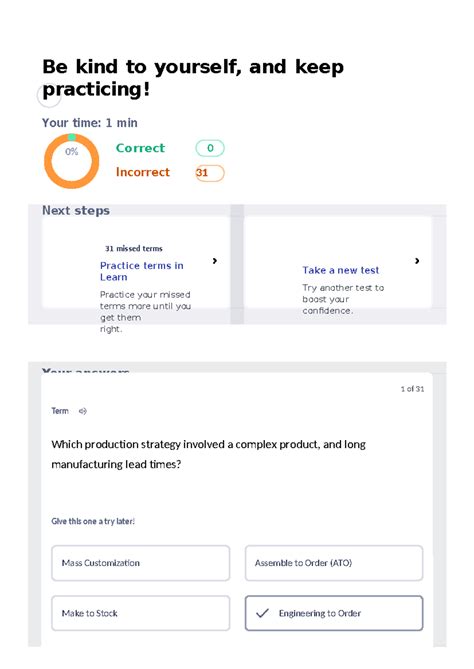 IE 470 PSU Midterm 1 Study Guide: Key Terms & Concepts - Studocu