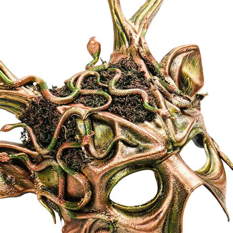 Buy ILOVEMASKS Halloween Horror Full Face Devil Costume with Animal ...