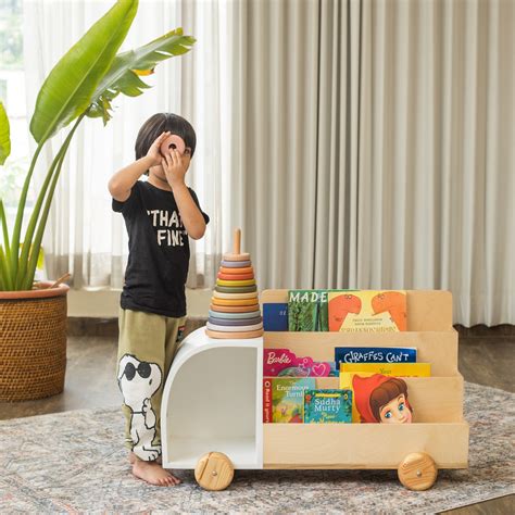Bus Book Shelf – Wood-O-Kidz
