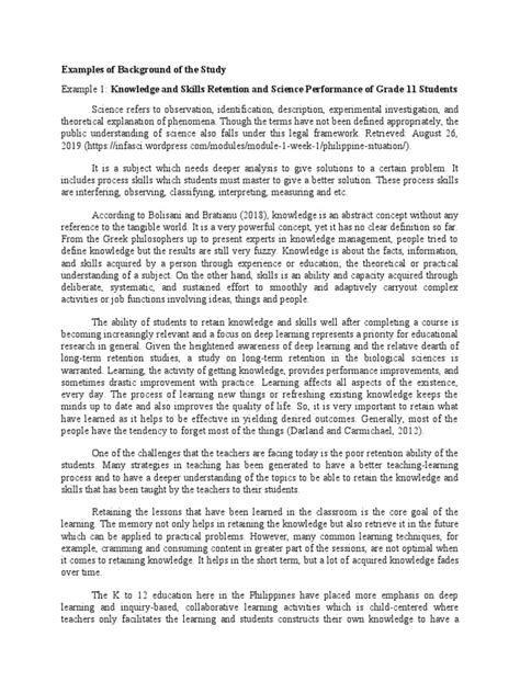 Image result for Example of Background Study in Research