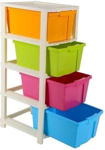 ENT INFINITY Plastic Free Standing Chest of Drawers Price in India ...