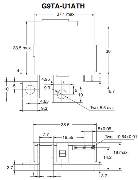 G9TA AC Power Latching Relays - Omron Electronics | Mouser