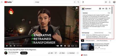 Image result for How to Transcript Ai YouTube Video