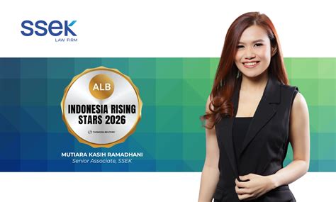 SSEK Senior Associate Mutiara Kasih Ramadhani Named ALB Indonesia ...