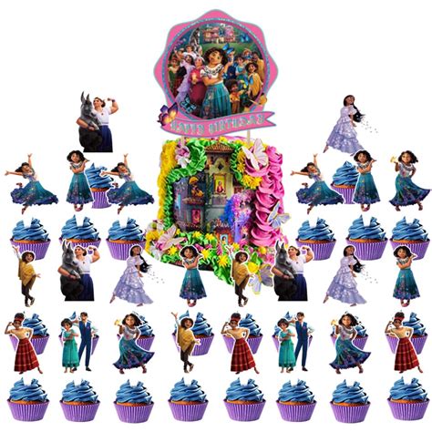 Magic Movie Theme Cake Topper Cupcake Toppers for Birthday Cake ...