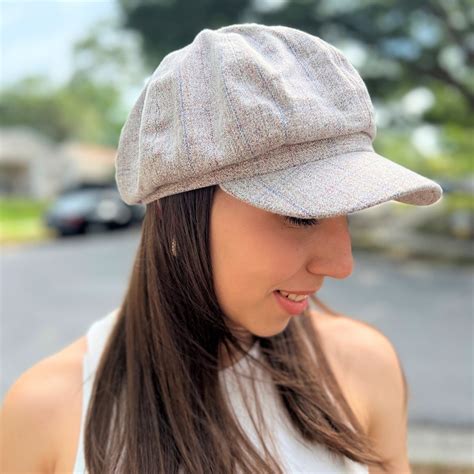 Summer Newsboy Cap Women, Slouchy Beret Baker Boy Cap, Cotton Sun Hat ...