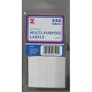 ADVANTUS Self Adhesive Multi-Purpose Labels, 1/2 x 1-3/4 Inches, 250 ...