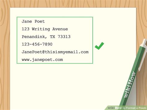 Image result for Poem Format