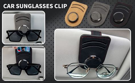 DROZIP Universal Visor Sunglass Holder for Car Sunglasses Clip Holder ...