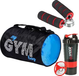 TRUE INDIAN Boost Your Workout with My Gym Bag, Hand Gripper & Gym ...