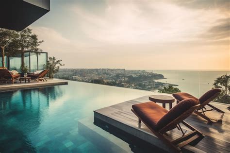 Enclave Villa V3 — Infinity Pool from the Bedroom