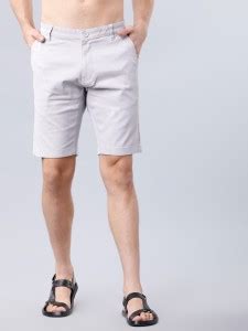 HIGHLANDER Solid Men Grey Regular Shorts - Buy HIGHLANDER Solid Men ...