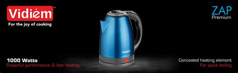 Vidiem ZAP PREMIUM 1.8 Ltr Electric Kettle at Low Prices only on vidiem.in