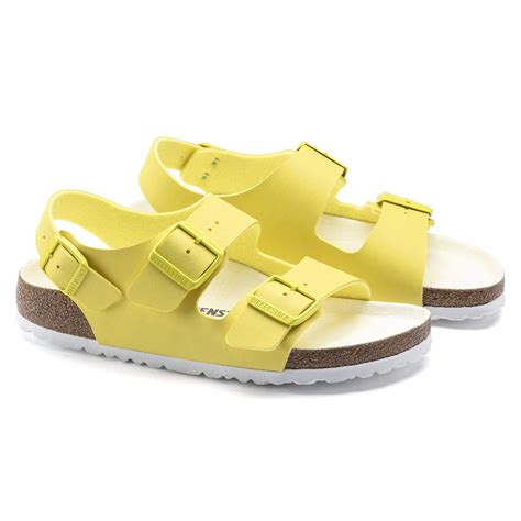 BIRKENSTOCK Milano Birko-Flor Sandal - Yellow