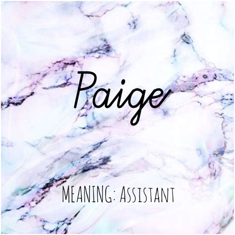 PAIGE #Names #Paige #BabyNames | Pretty names, Baby names and meanings ...