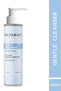 Ricekraft Rice Water Gentle Cleanser for Soft and Bright skin Korean ...