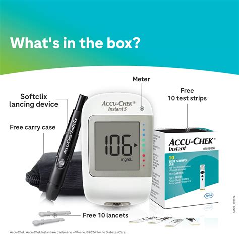 Accu-Chek Instant S Glucometer with Free Test India | Ubuy