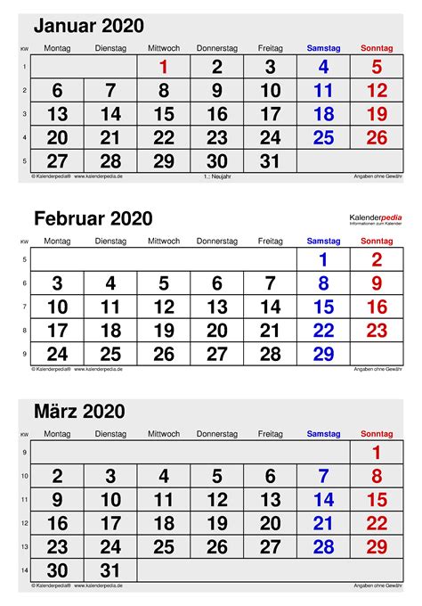 Resultado de imagen de kalender februar 2020 mit feiertagen