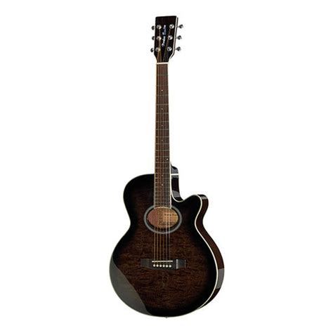 Buy Harley Benton HBX5T Cutaway Electro Acoustic Guitar - Transparent ...