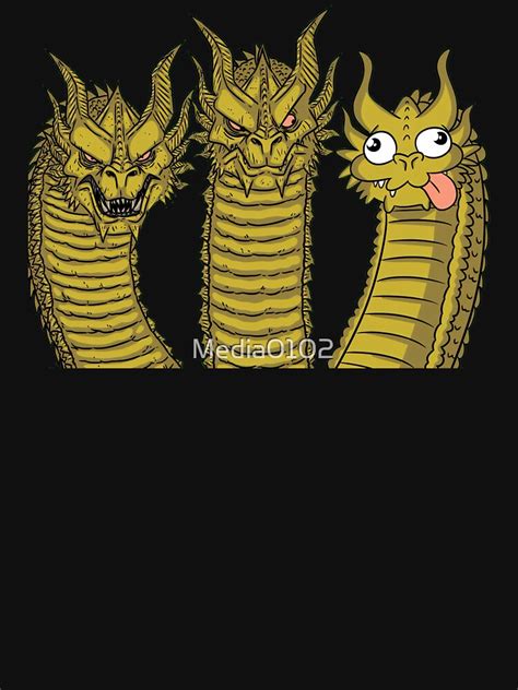 "Three-Headed Dragon Meme" T-shirt for Sale by Media0102 | Redbubble ...