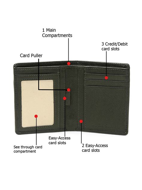 Buy Green Saffiano Leather RFID Slim Wallet - Louis Stitch