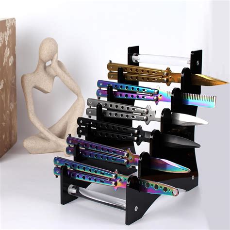 Amazon.com: HHUXIUE Knife display stand,knife stand,knife holder,knife ...