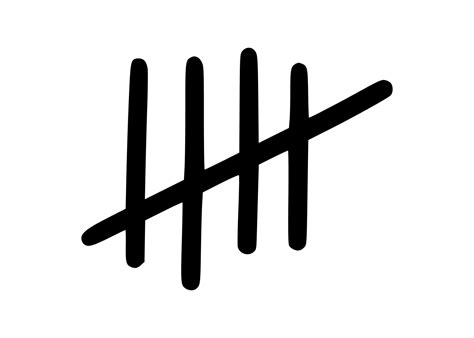 Tally Marks Clipart