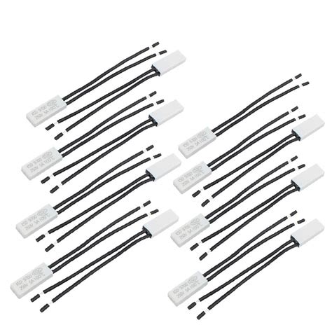 Buy X-DREE 15Pcs 250V KSD 9700 100C NC 2 Terminals Temperature Control ...