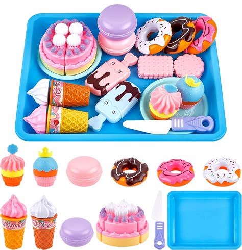 FLMRIOY 18 Pcs Pretend Play Desserts Toy for Kids India | Ubuy