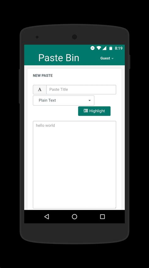 Image result for Pastebin.com Text Sharing