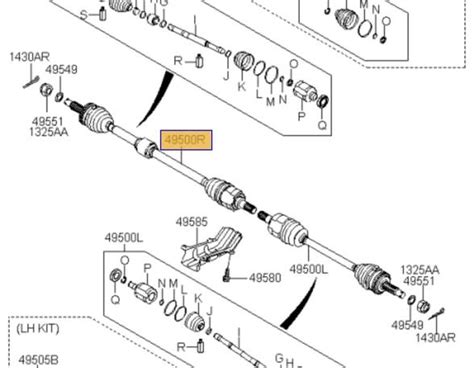 Drive Shaft HYUNDAI i30 (FD), HYUNDAI i30 Estate (FD) buy 65.00