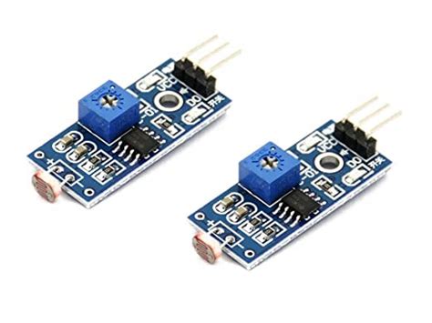 LM393 Optical Photosensitive LDR light sensor module for DIY (2 Pcs ...