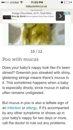 Worried about LO - Mucus in poop, weight loss (pic included) | BabyCenter