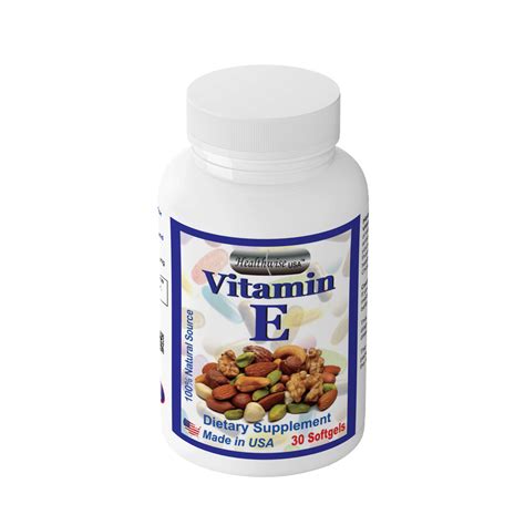 Vitamin E Supplement 50 Mg at Toby Noskowski blog