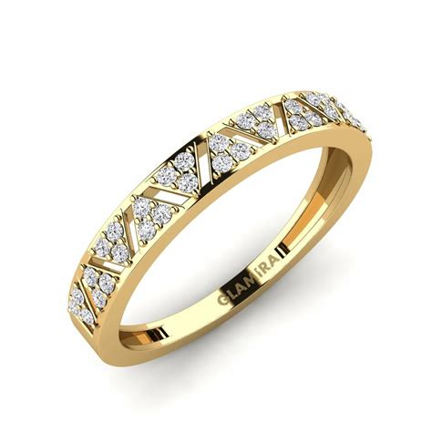 Order GLAMIRA Ring Veal in Round cut 0.198 Carat 14ct Yellow Gold Lab ...