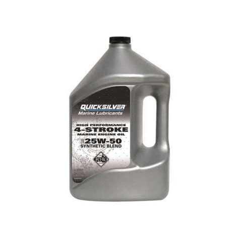 Olio Quicksilver 4 tempi High Performance Synthetic 25W 50  