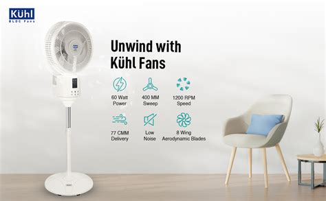 Buy KUHL Exzel H1 Next Gen Desert Cooler BLDC Pedestal with Mist ...