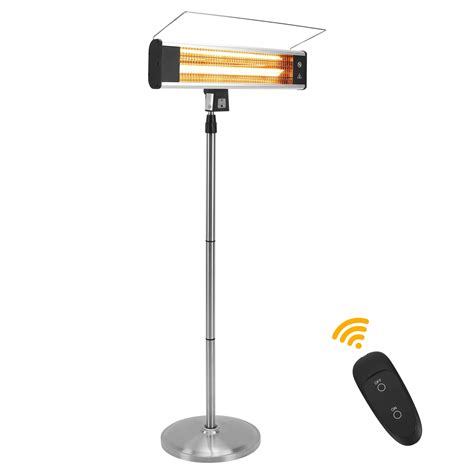 Sun-Ray Outdoor Adjustable Height Standing Patio Heater with Remote ...
