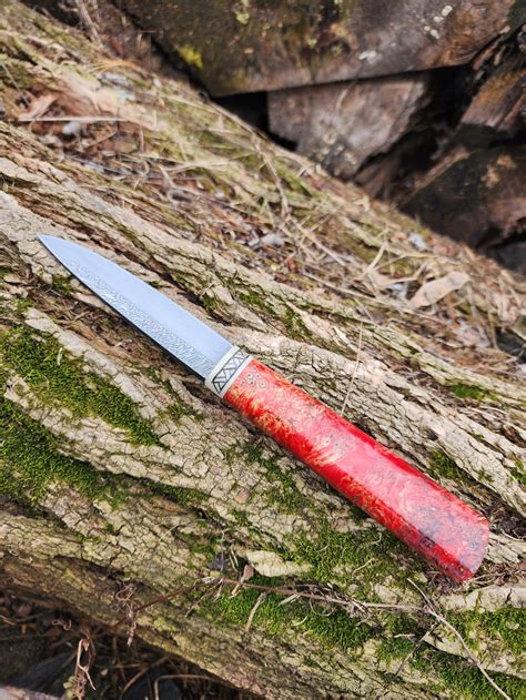 Flames Friend, Norse inspired belt knife | fays forge